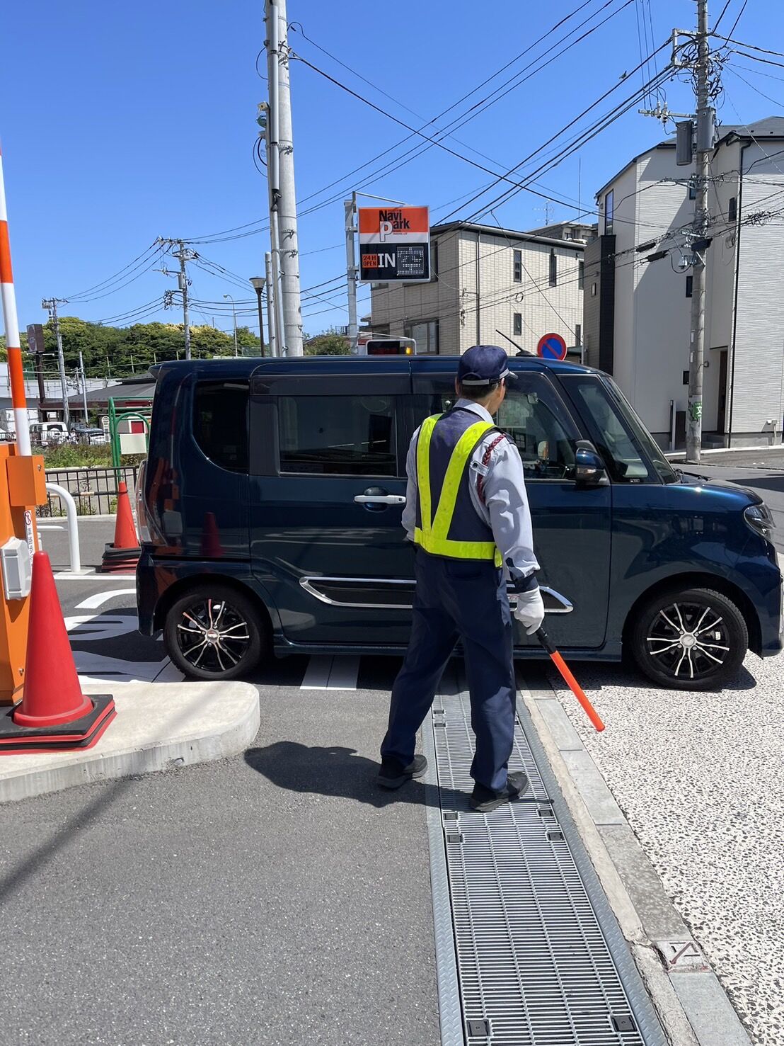 RM常盤台_1F駐車場出入口誘導_3